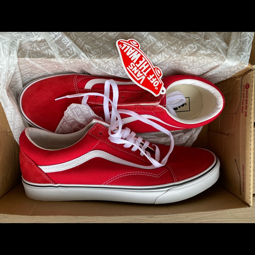 Brand New Red VANS